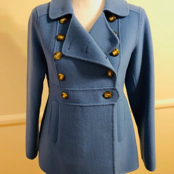 Reneevon of London Blue Wool Jacket Sz4 - Picture 7 of 7